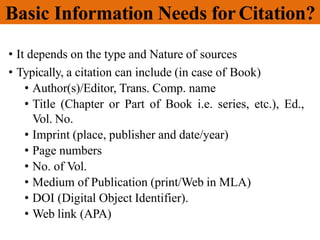 BIBLIOGRAPHY AND CITATIONS IN MICROSOFT WORD | PPTX