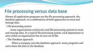 DATABASE MANAGEMENT | PPT