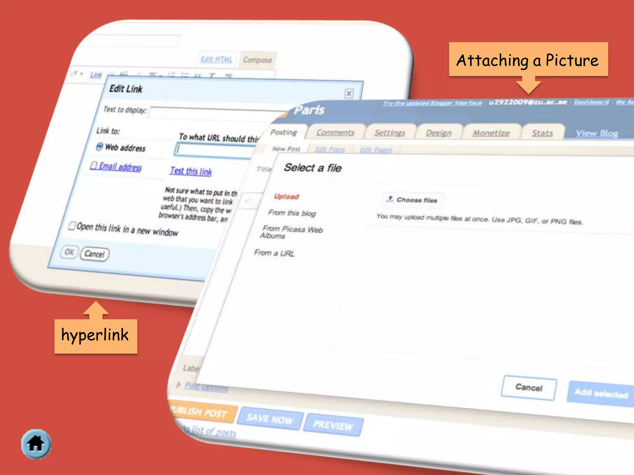 Attaching a Picture




hyperlink
 