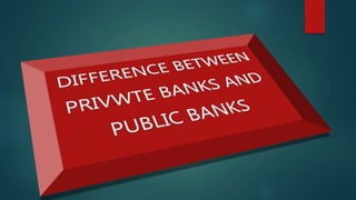 Private banks & Public banks