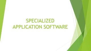 It presentation specialised application software | PPT