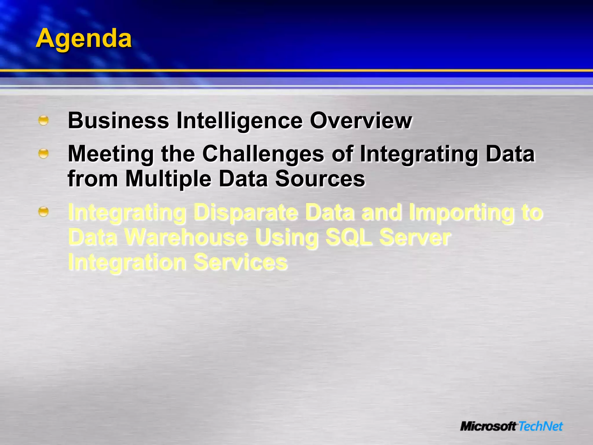 Business Intelligence For It Professionals Part 2 Seamless Data Integration 90
