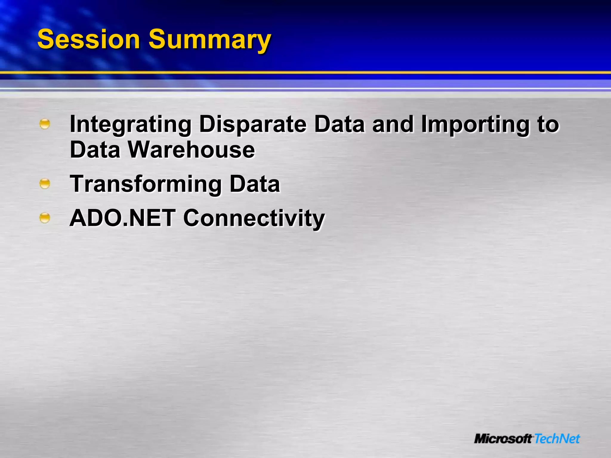 Business Intelligence For It Professionals Part 2 Seamless Data Integration 90