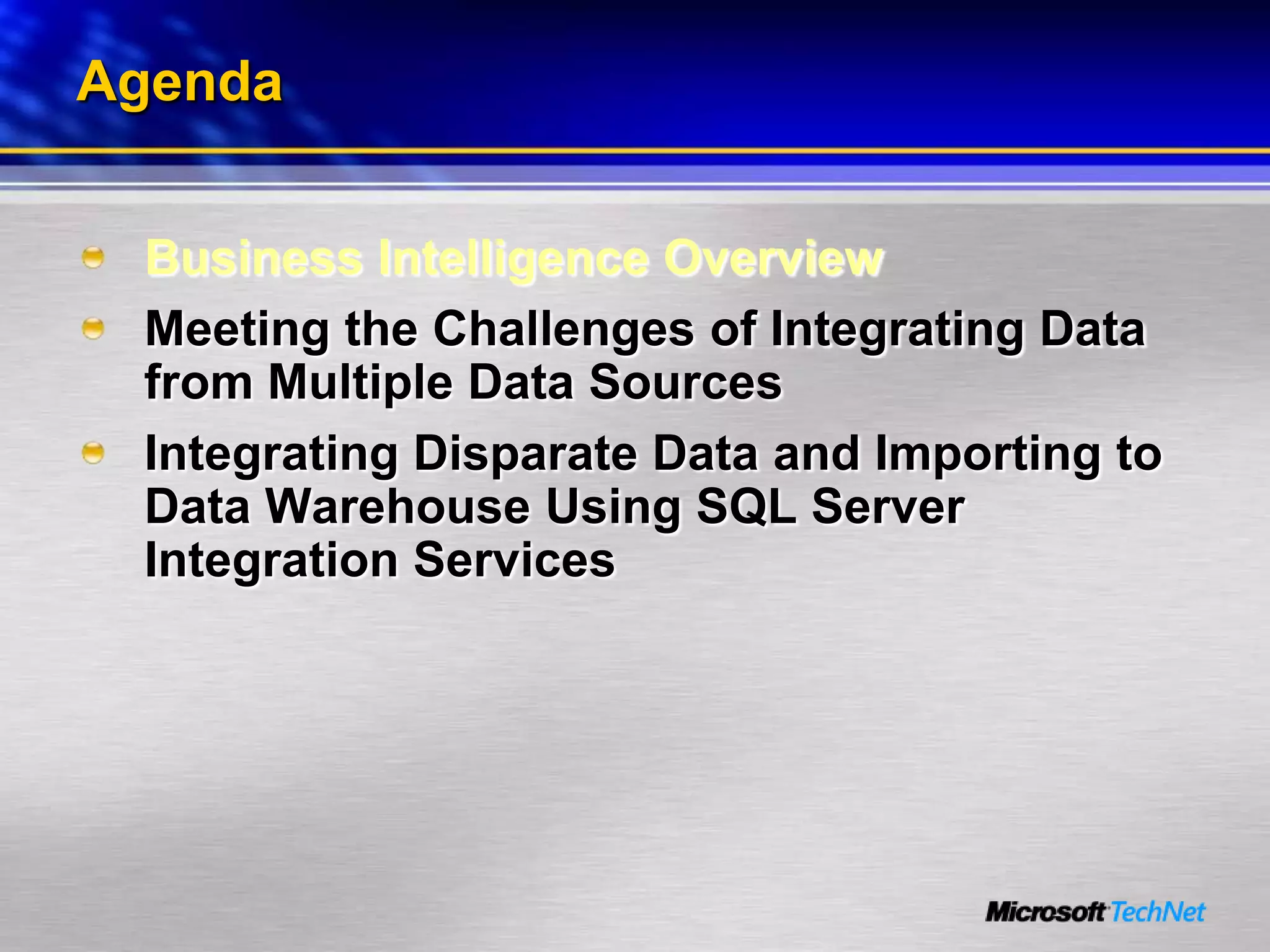 Business Intelligence For It Professionals Part 2 Seamless Data Integration 90