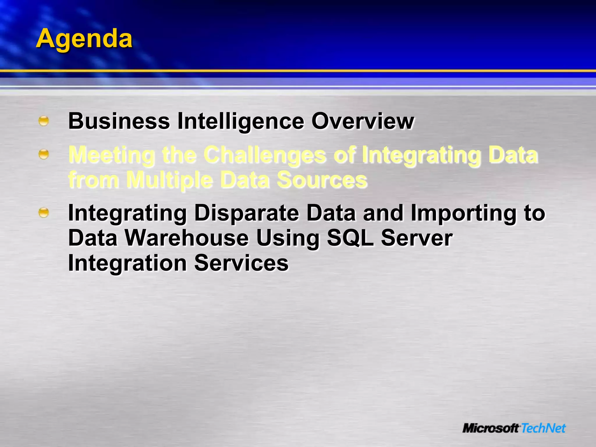 Business Intelligence For It Professionals Part 2 Seamless Data Integration 90