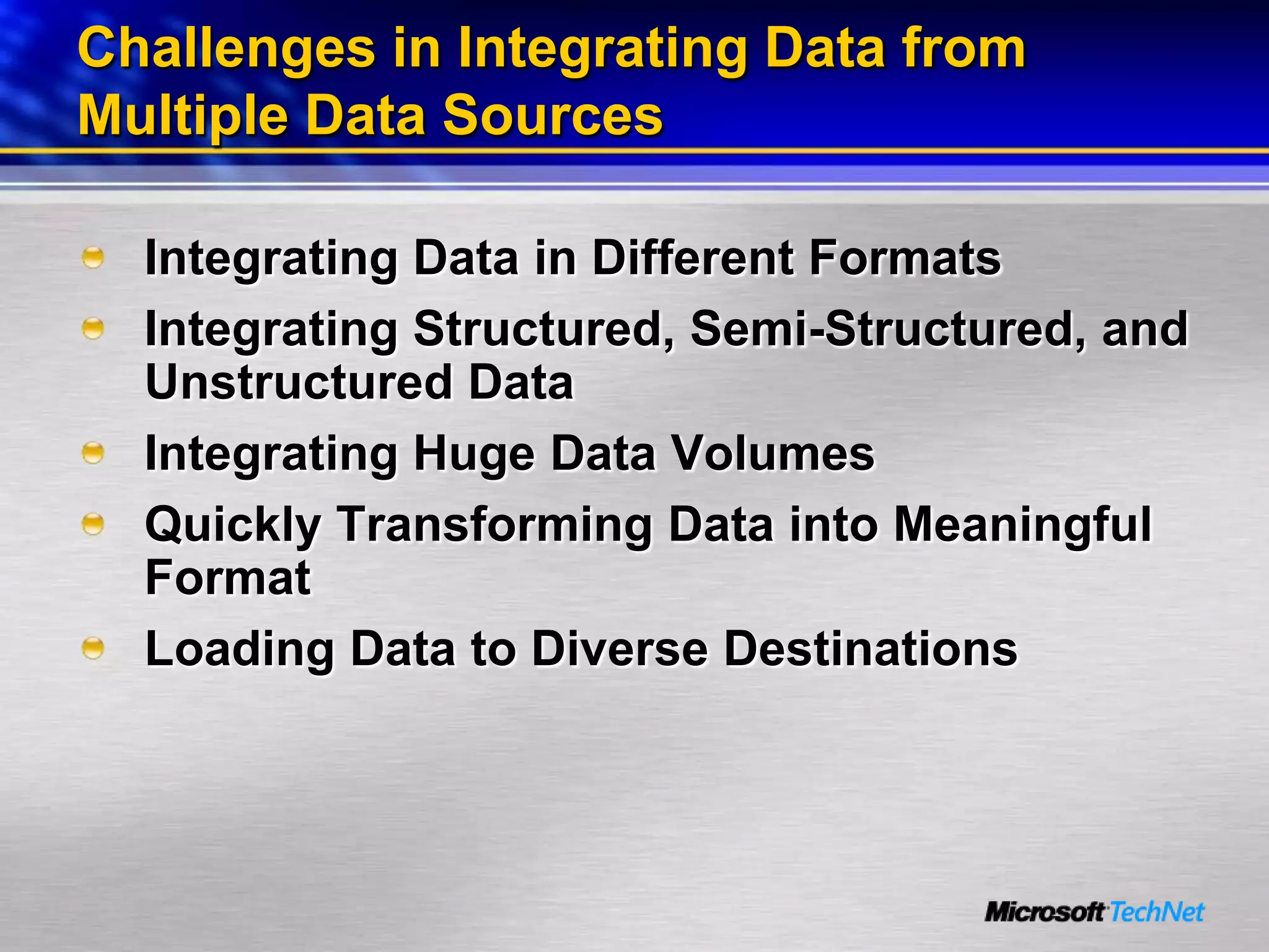 Business Intelligence For It Professionals Part 2 Seamless Data Integration 90