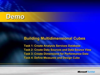 Bi For It Professionals Part 3   Building And Querying Multidimensional Cubes