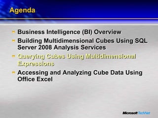 Bi For It Professionals Part 3   Building And Querying Multidimensional Cubes
