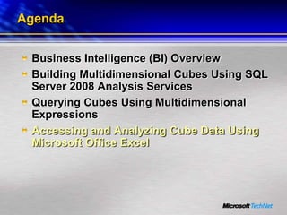 Bi For It Professionals Part 3   Building And Querying Multidimensional Cubes