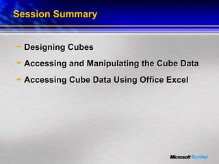 Bi For It Professionals Part 3   Building And Querying Multidimensional Cubes