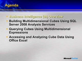 Bi For It Professionals Part 3   Building And Querying Multidimensional Cubes