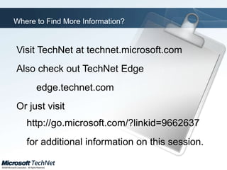 AgendaModifying Windows 7 Operating Systems with DISMAutomating Deployment Using Windows Deployment Services (WDS)Provisioning Virtual Machines