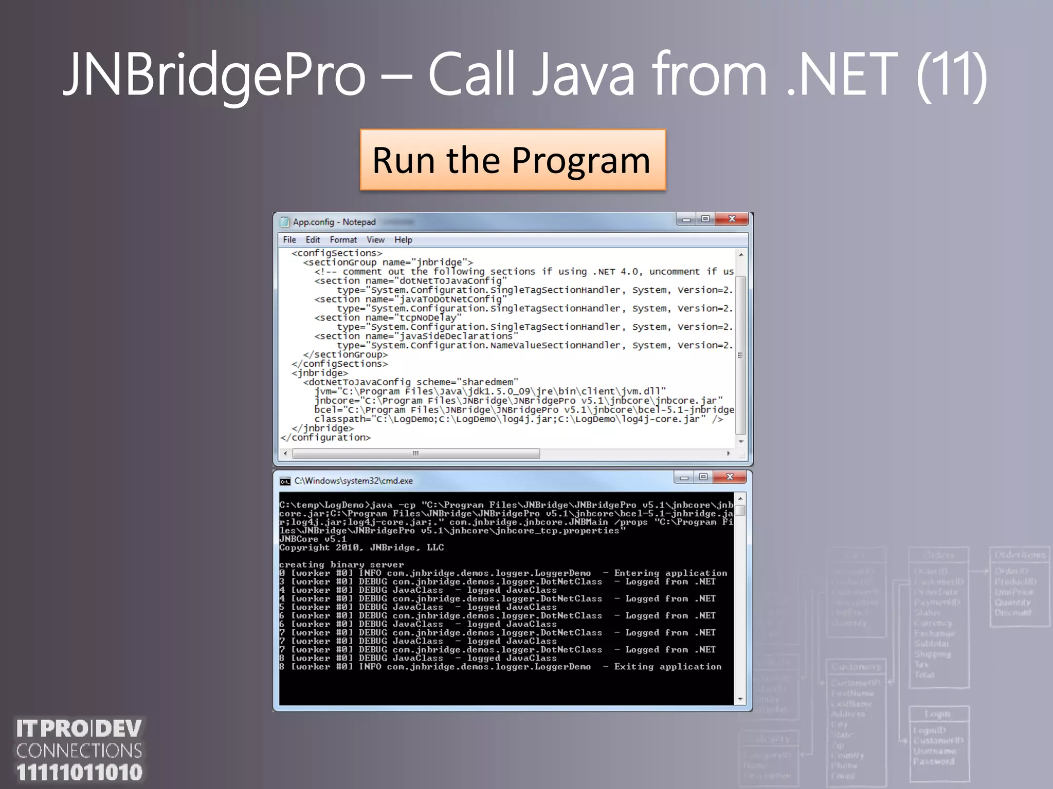 JNBridgePro – Call Java from .NET (11)Run the Program