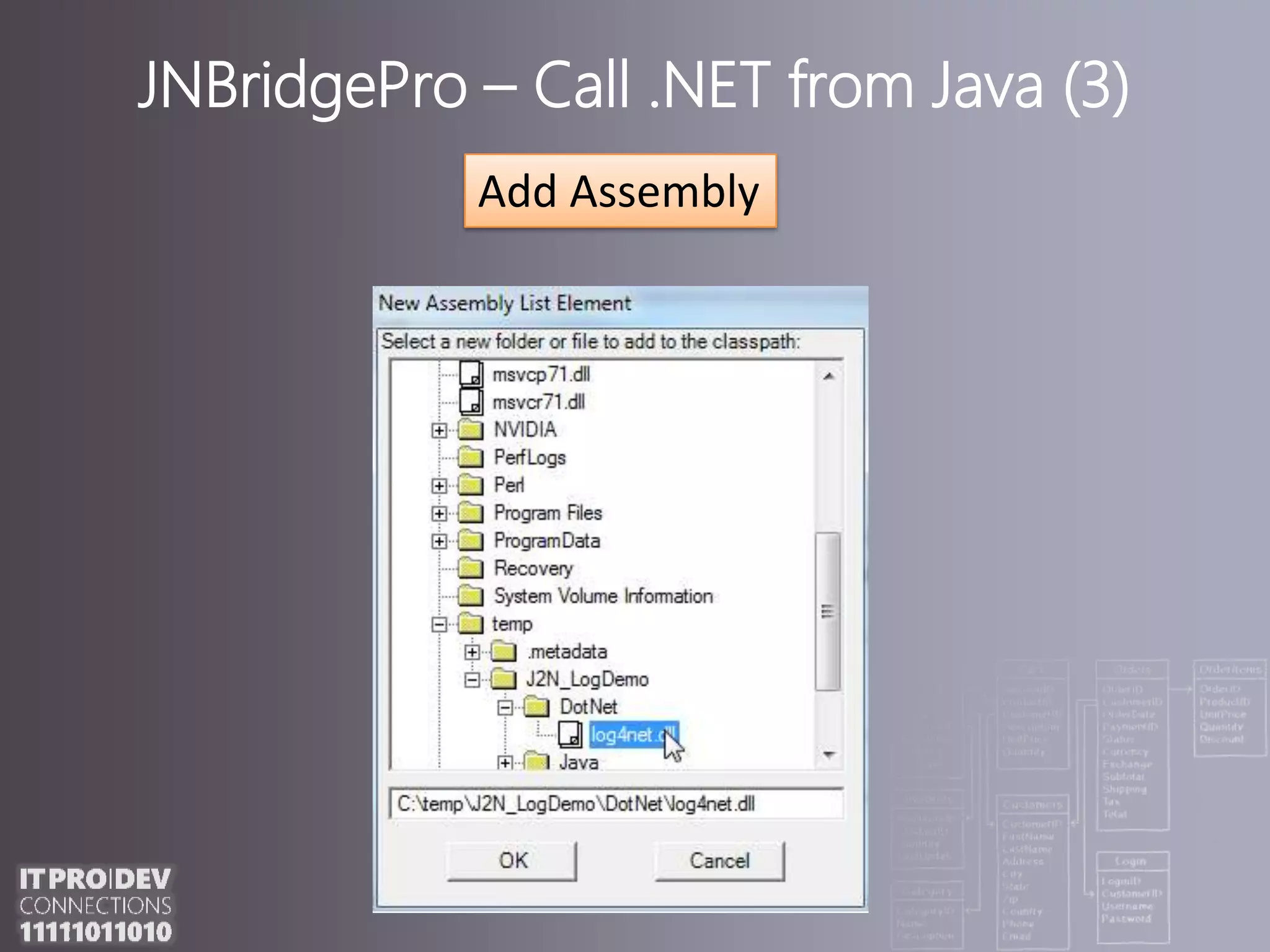 JNBridgePro – Call .NET from Java (3)Add Assembly