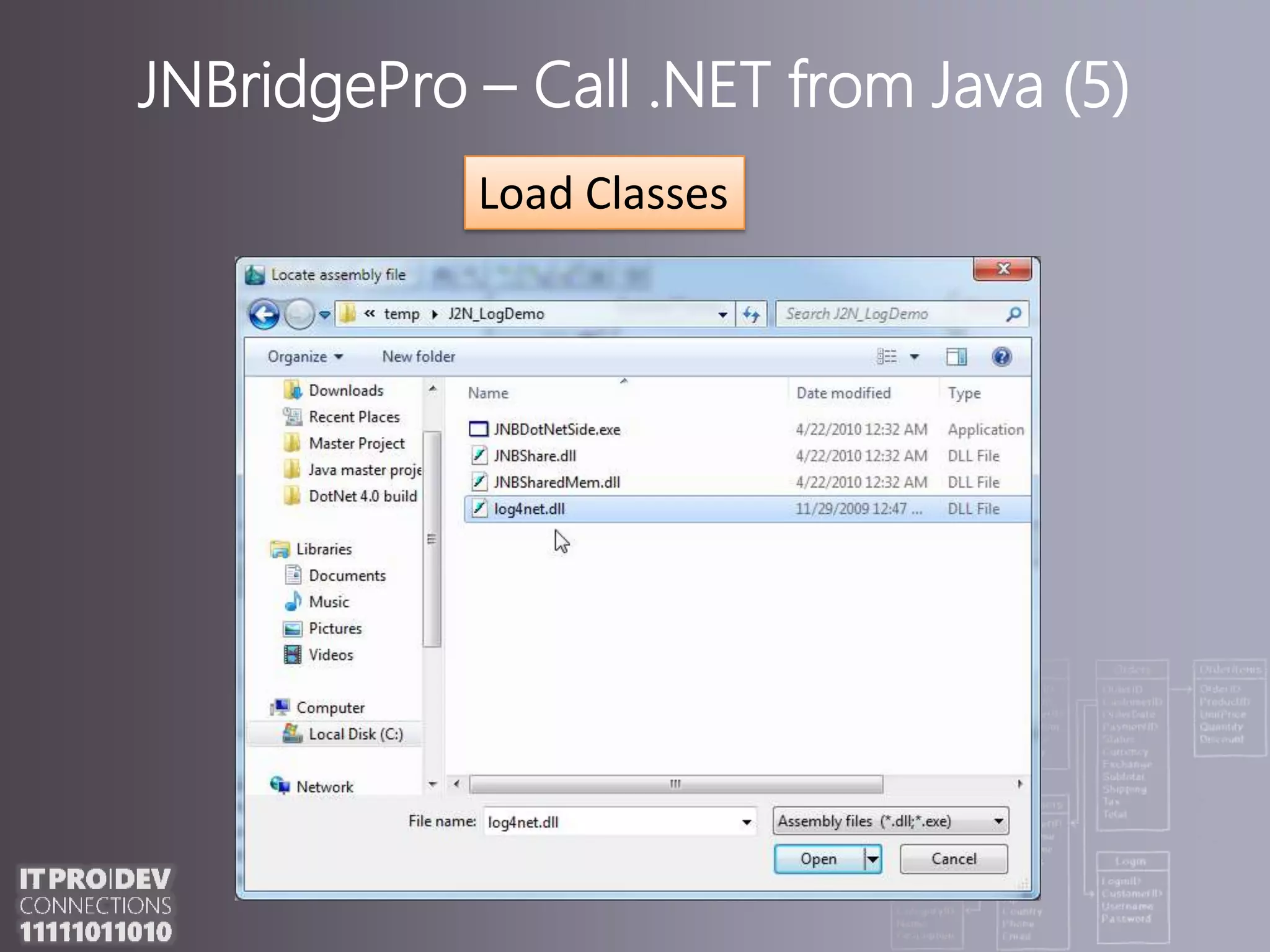 JNBridgePro – Call .NET from Java (5)Load Classes
