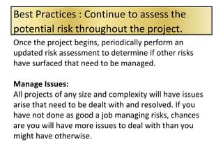 It project management and best practices | PPT
