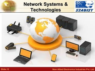 Slide.12 New Allied Electronics Industries Pvt. Ltd.
Network Systems &Network Systems &
TechnologiesTechnologies
 