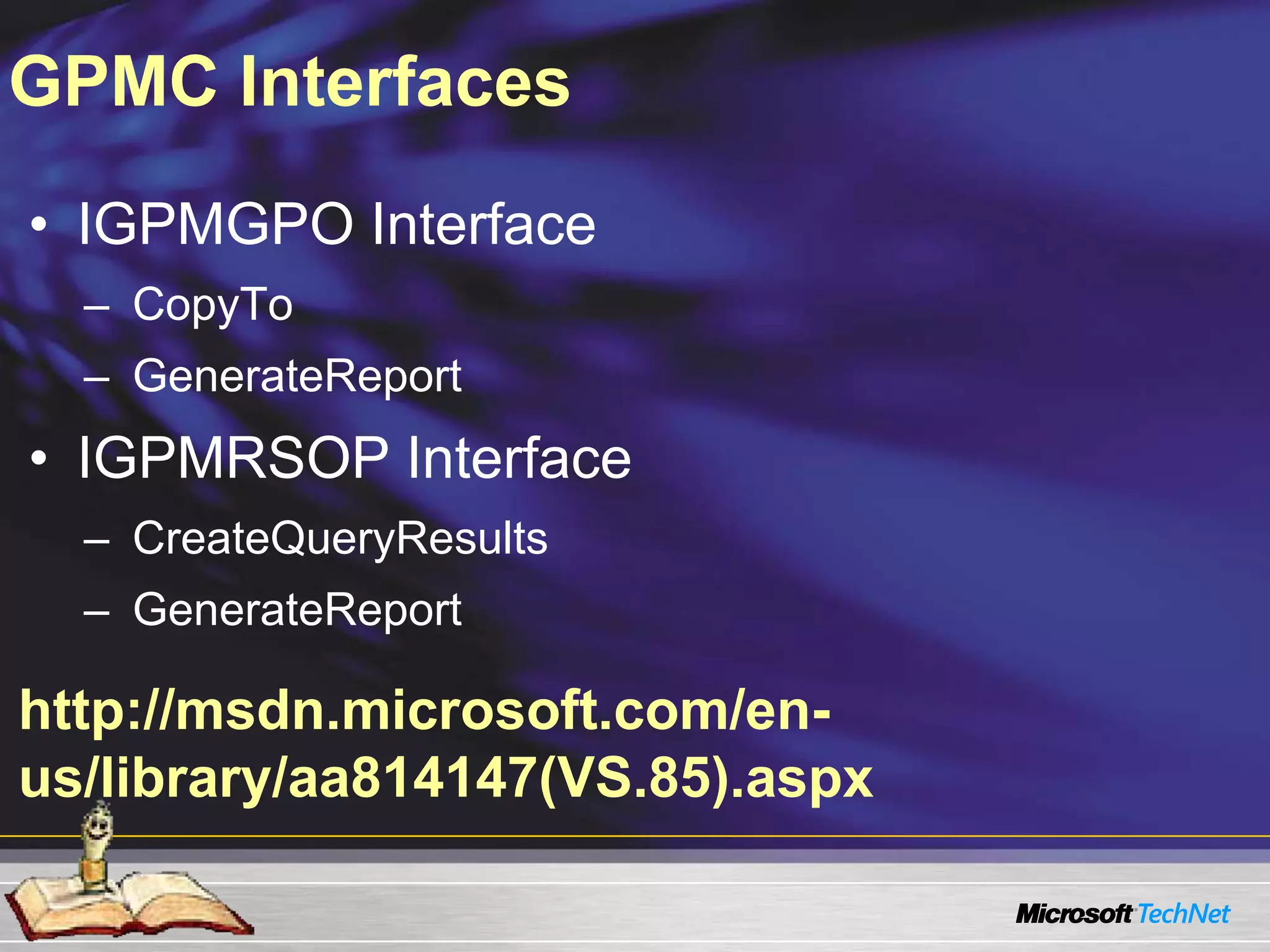 Group Policy Preferences, Templates, And Scripting
