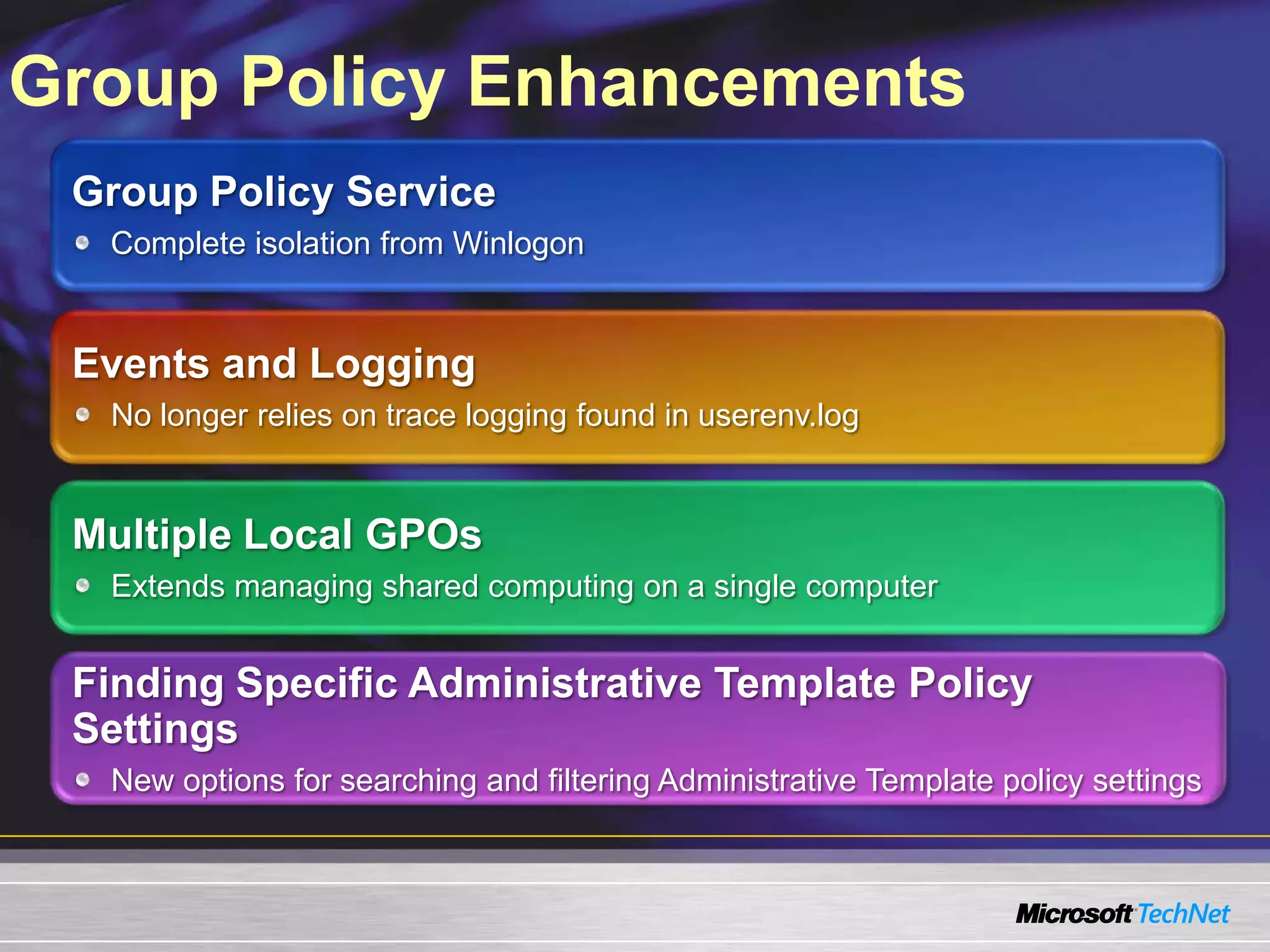 Group Policy Preferences, Templates, And Scripting