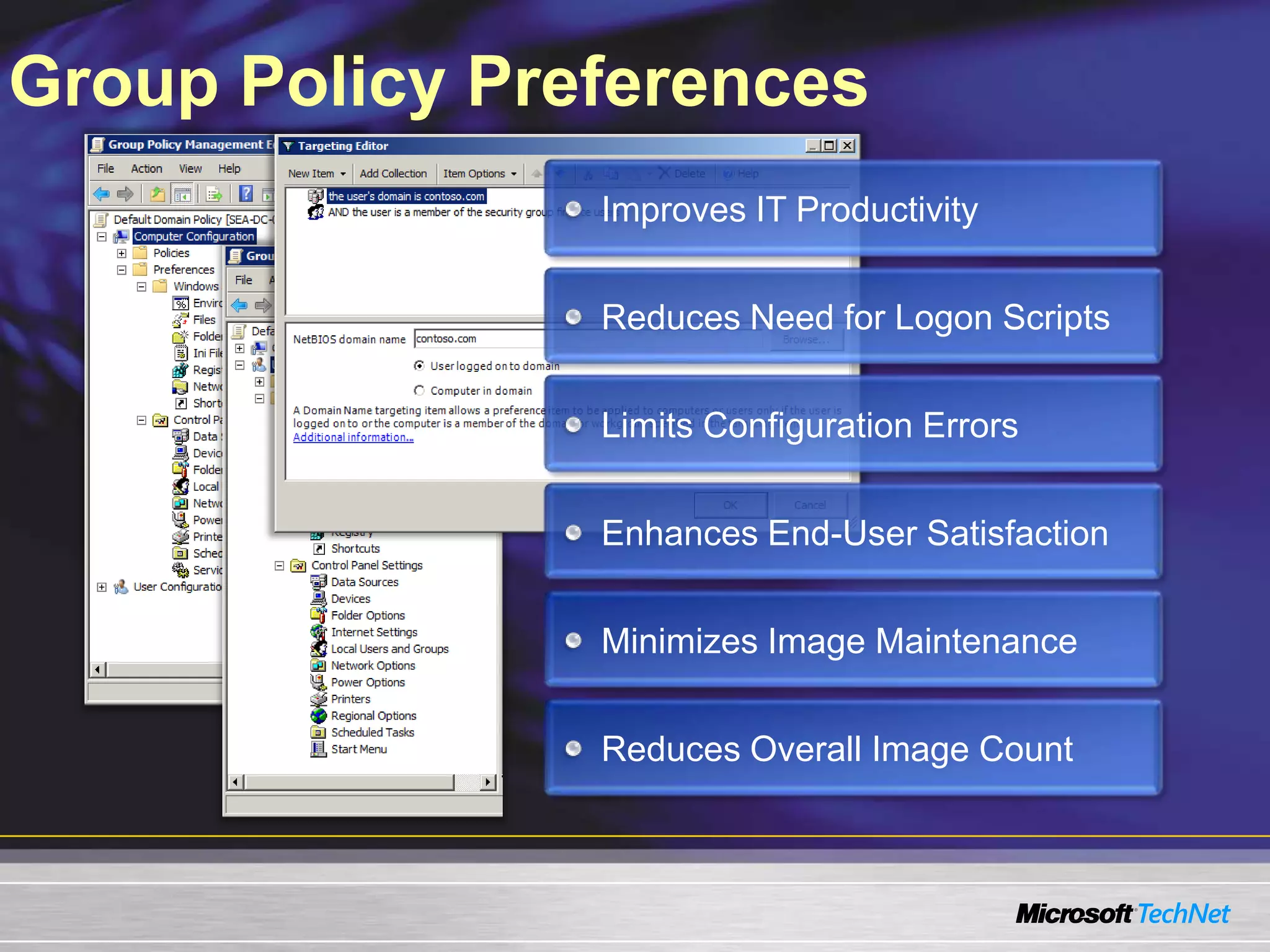 Group Policy Preferences, Templates, And Scripting