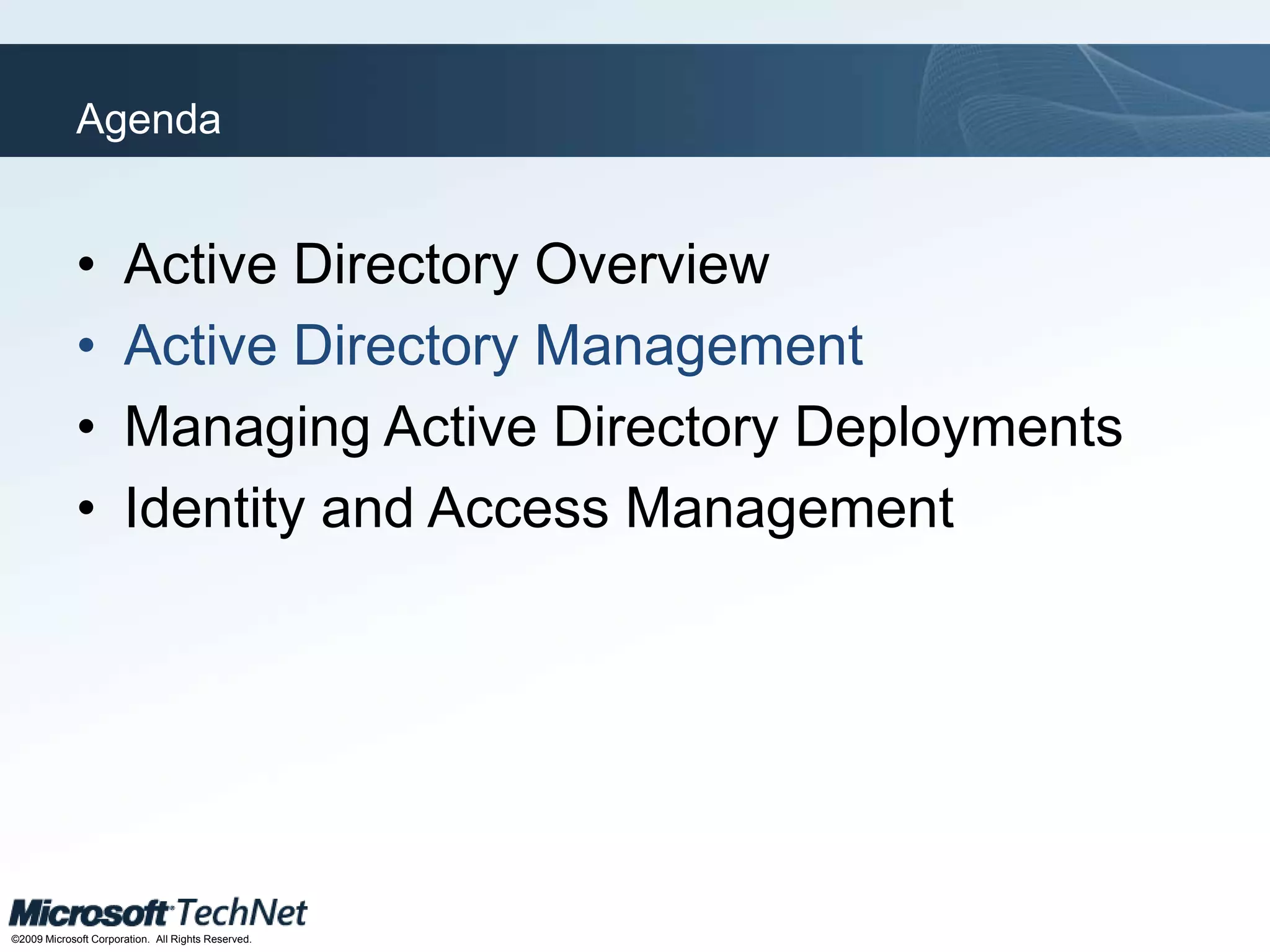 Solutions That  Address IT Pro ChallengesWindows Server 2008 R2 Forest Functional LevelNew Windows PowerShell cmdletsConsole EnhancementsDeals with Accidental Object DeletionDeals with Mapping of Various PropertiesDeals with Pre-Provisioning of Computer AccountsDeals with Managed Service AccountsTask-OrientedBetter Management Analyzers Expanded to All Core Windows Server 2008 R2 Roles