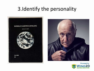 3.Identify the personality
 