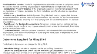Comprehensive Guide to Filing ITR-7 Efficiently | PPTX
