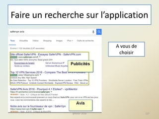 Faire un recherche sur l’application
@telier 2016 127
A vous de
choisir
 