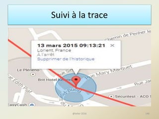 Suivi à la trace
146@telier 2016
 