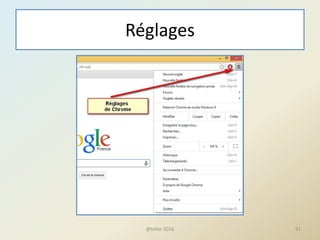 Réglages
@telier 2016 91
 