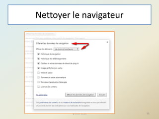 Nettoyer le navigateur
@telier 2016 95
 