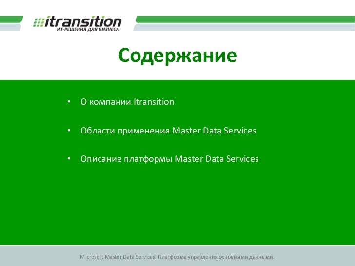 Microsoft Master Data Services Master Data Management Tool