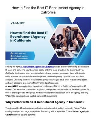 Best IT Recruitment Agency in California.pdf