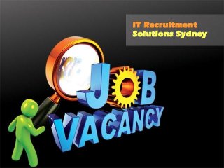 IT Recruitment
Solutions Sydney
 