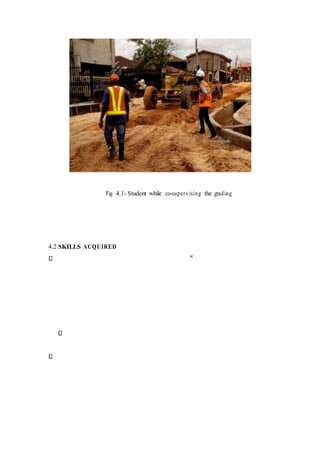 Fig 4.1- Student while co-supervising the grading
4.2 SKILLS ACQUIRED
st
 