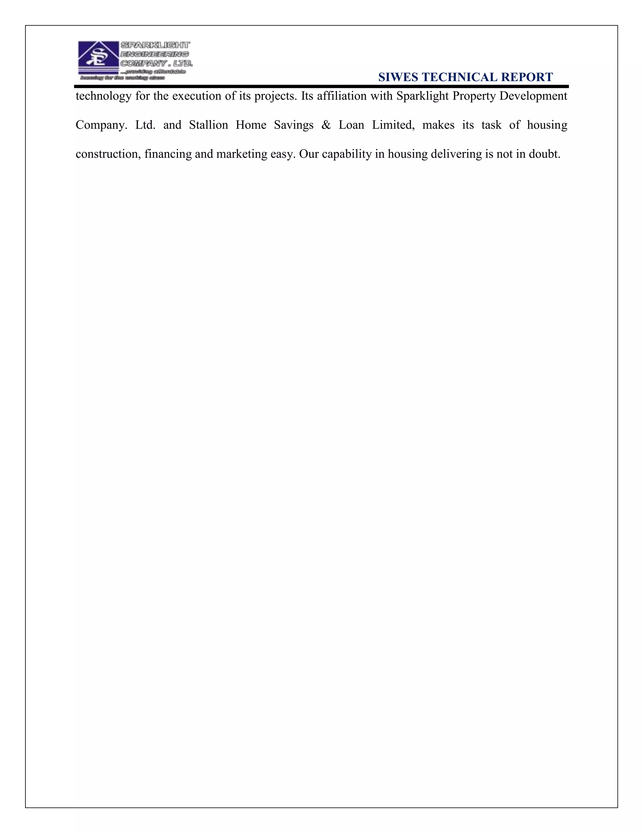 SIWES TECHNICAL REPORT SAMPLE PDF visual data 5