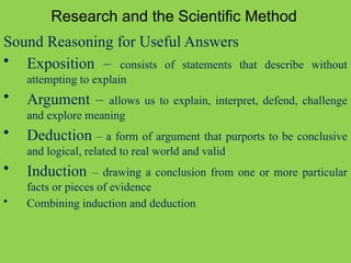 Introduction to research methods in information technology | PPTX