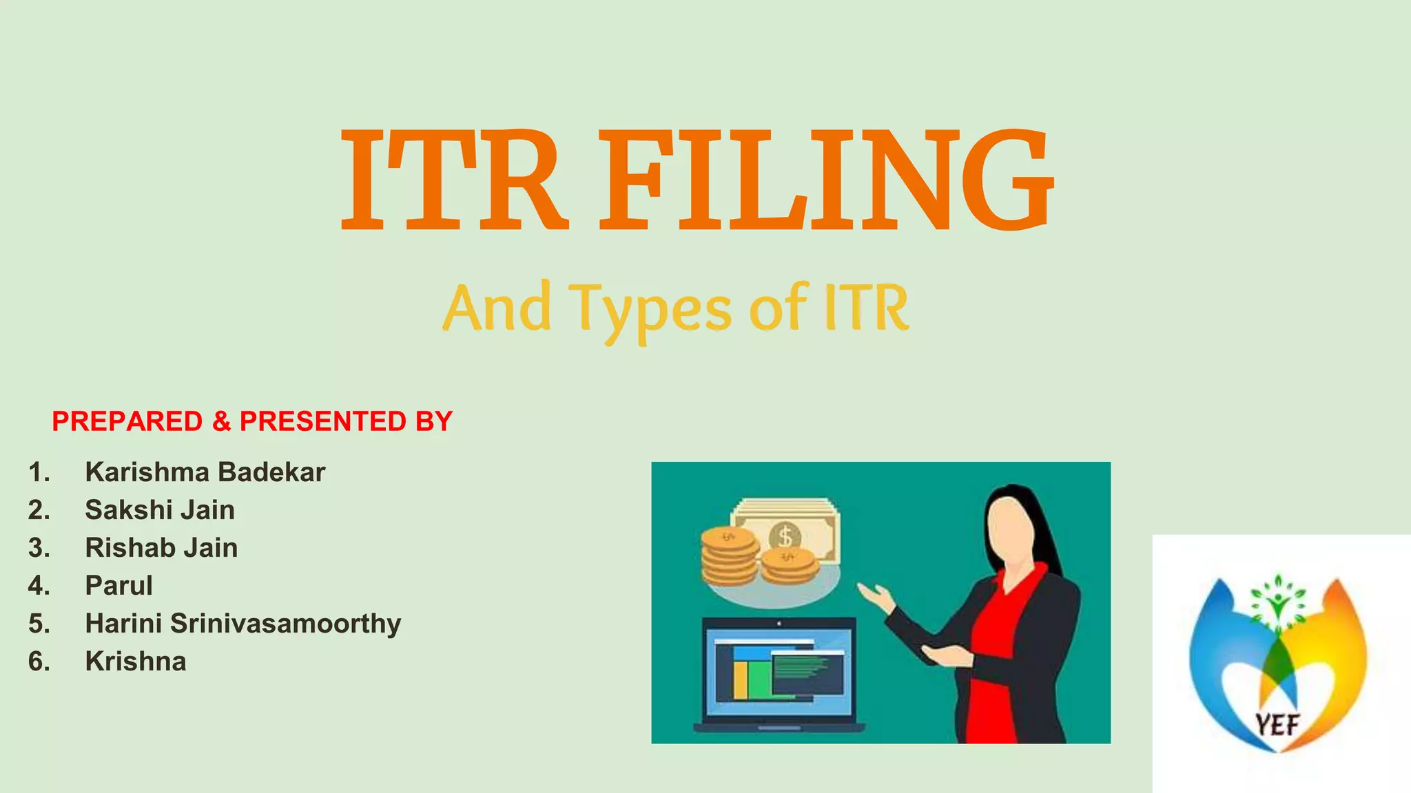 ITR filing ( Income Tax Return)