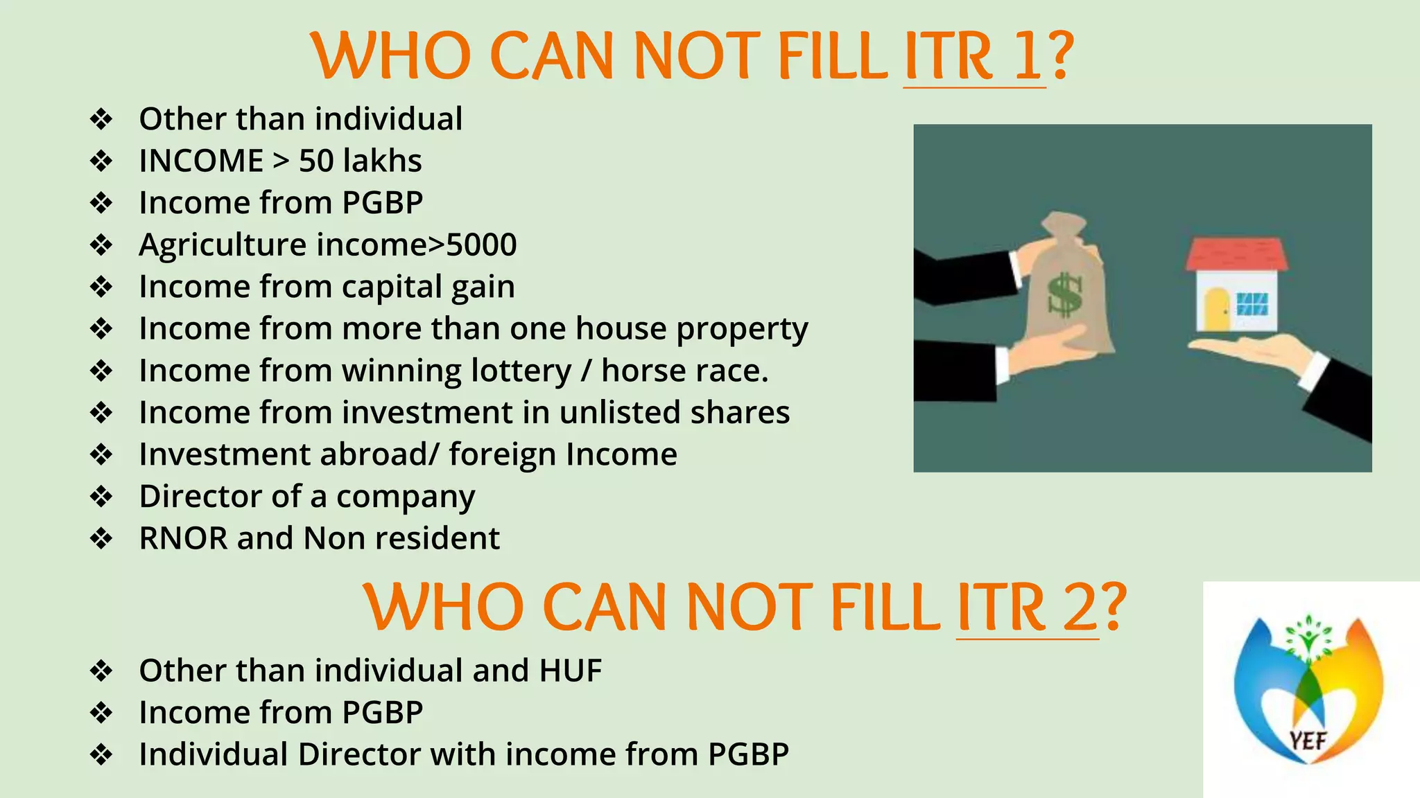 ITR filing ( Income Tax Return)
