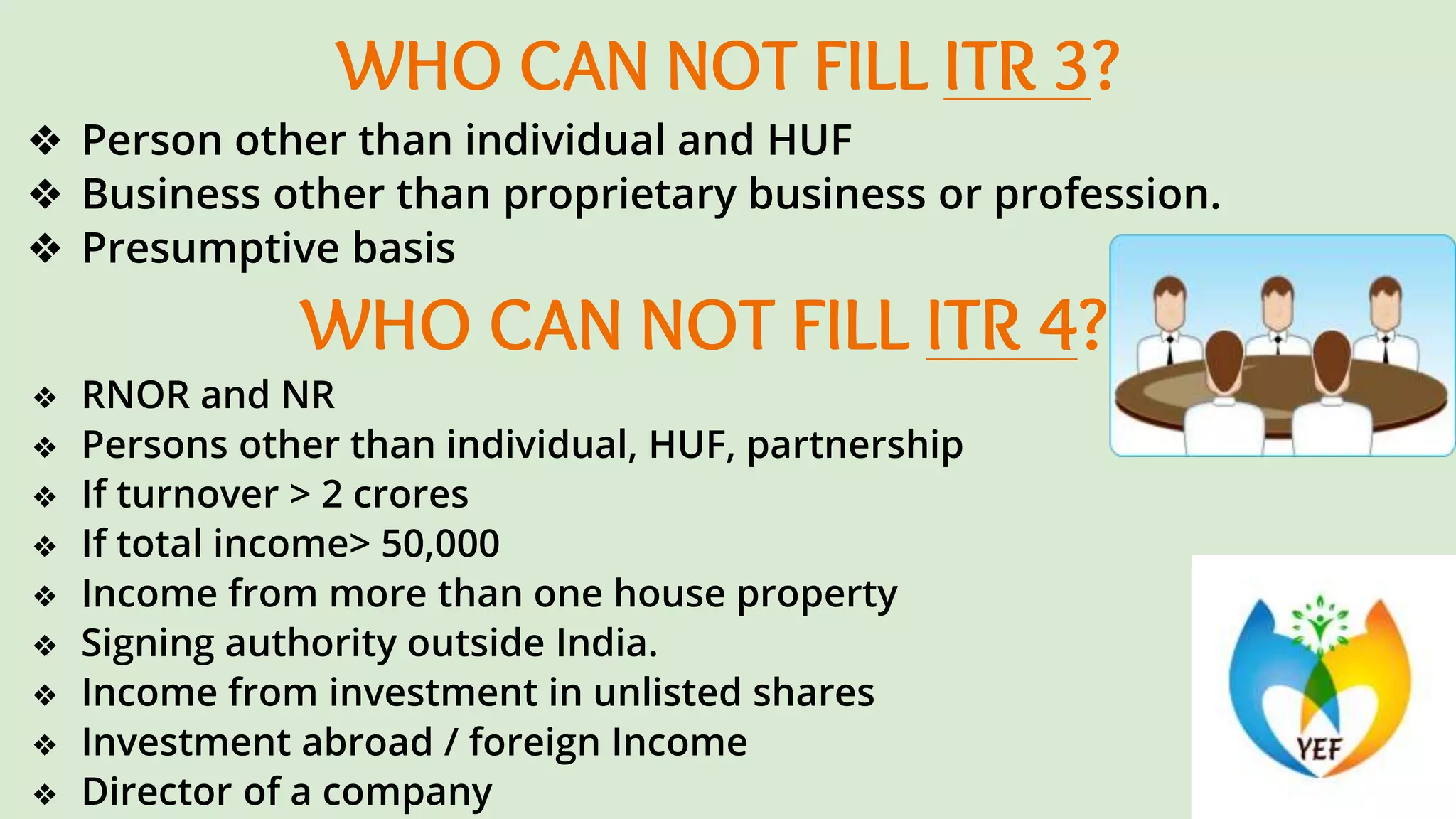 ITR filing ( Income Tax Return)