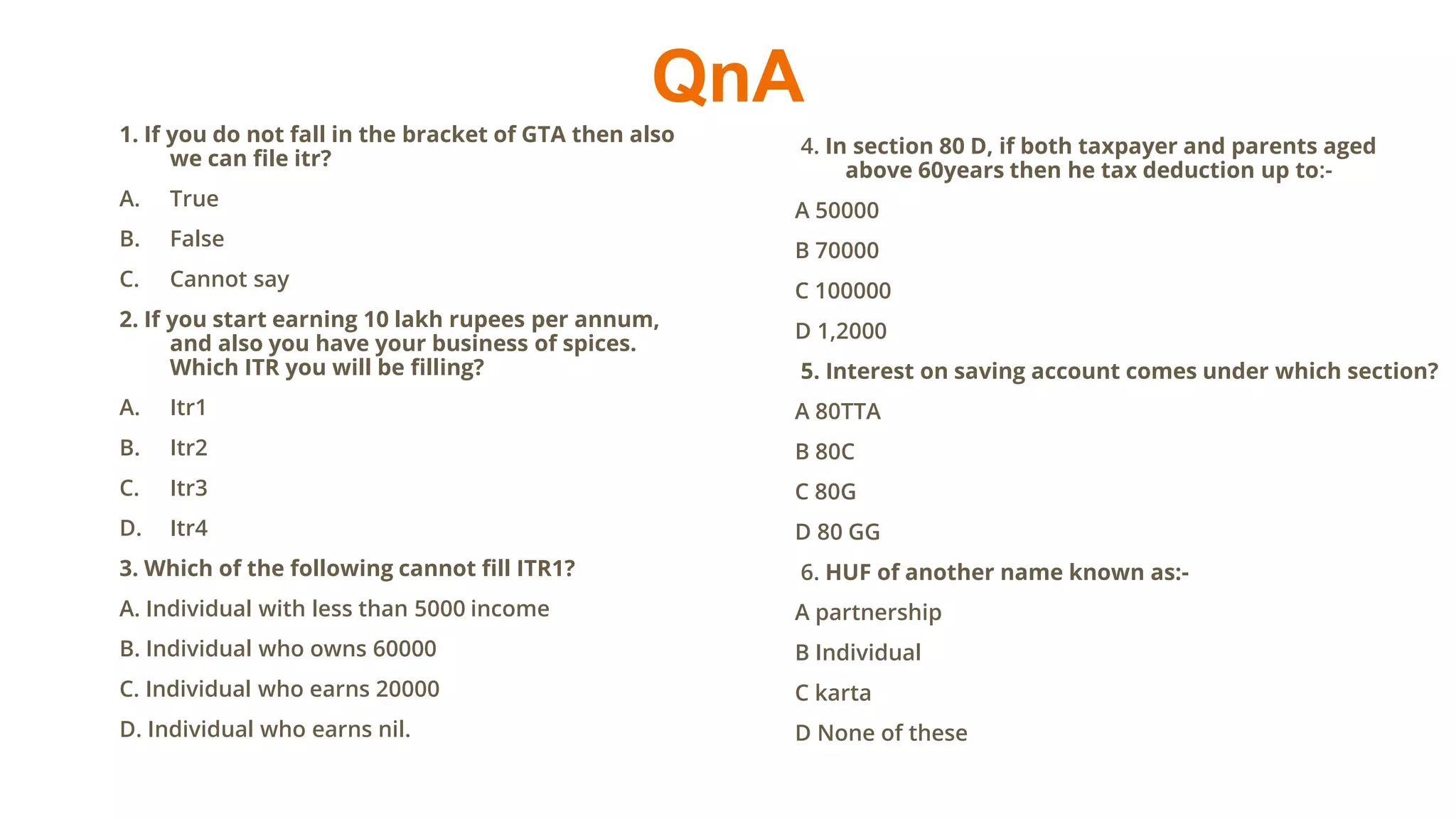 ITR filing ( Income Tax Return)