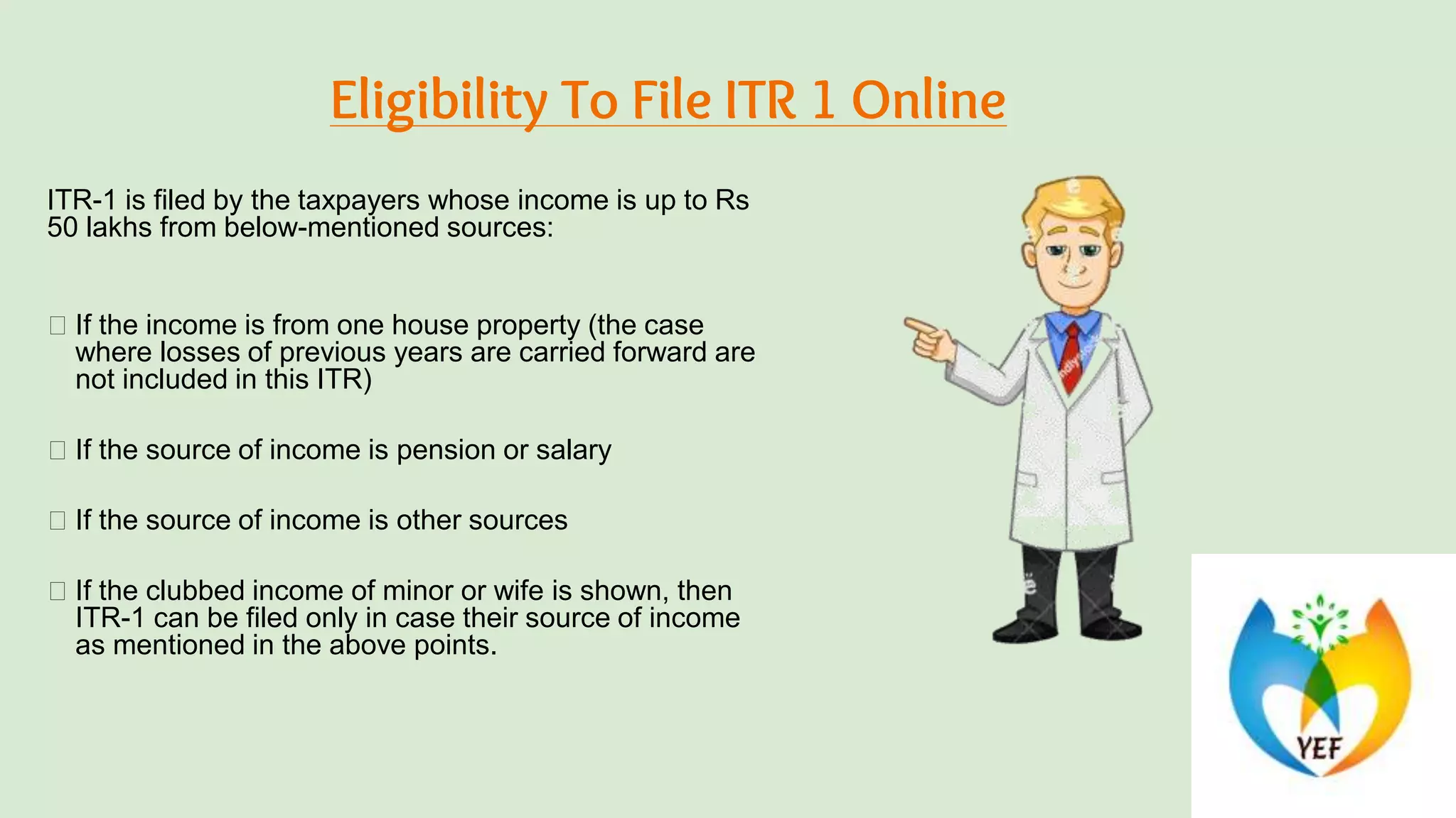 ITR filing ( Income Tax Return)