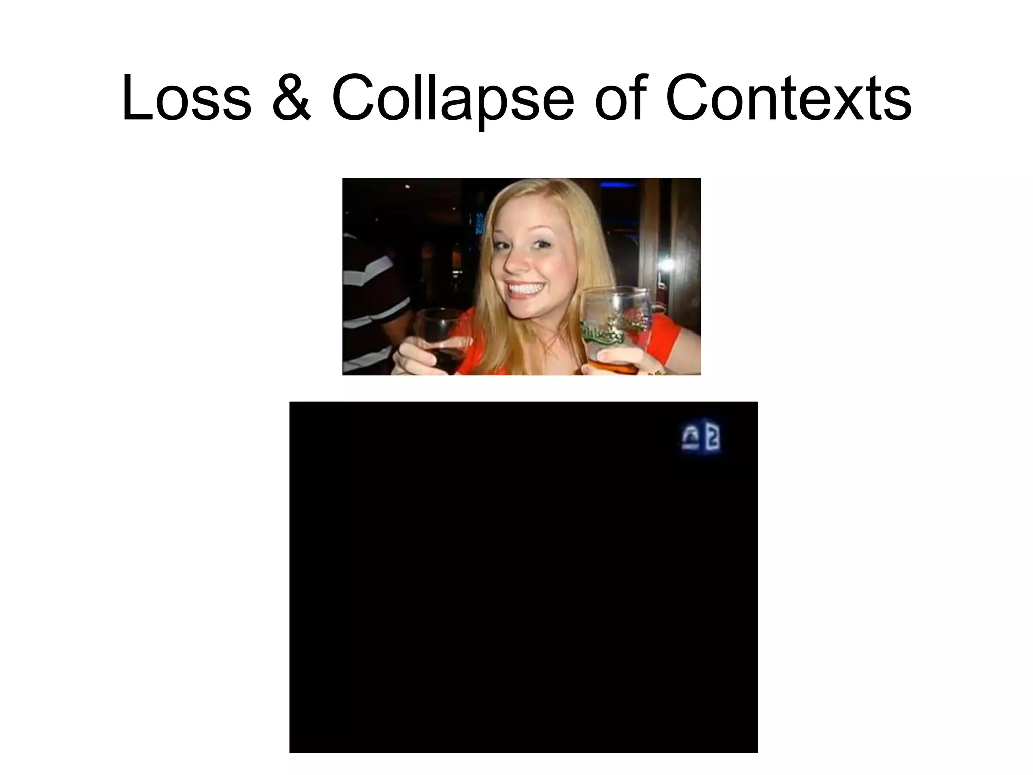 Loss & Collapse of Contexts
 