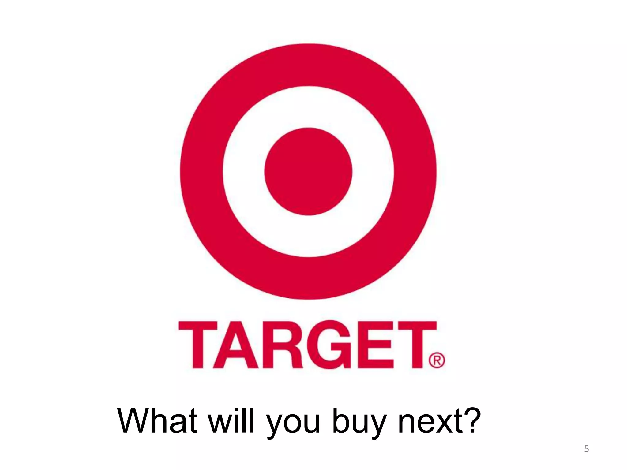 What will you buy next?
                          5
 