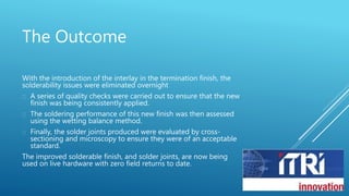 Electronics Solderability Analysis & Testing Case Study from ITRI ...