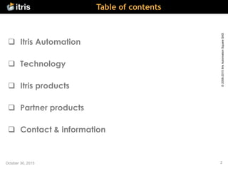 [EN] Itris Automation - Company presentation | PDF