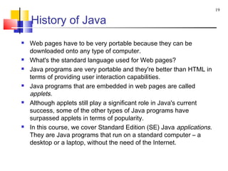 Itroduction about java | PPT