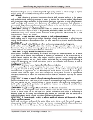 I troduction to Social Work Handout and practice | PDF