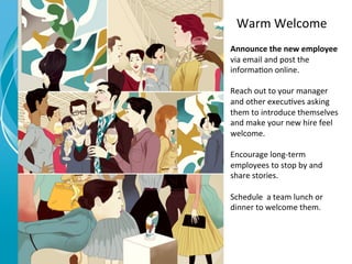 Be	
  IntenJonal	
  About	
  Exposing	
  Your	
  
New	
  Hires	
  to	
  Your	
  Culture	
  
New	
  
Hire	
  	
  
Who	
  We...