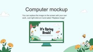 Springboard Template Powerpoint It's Spring Break PowerPoint template downloaded | PPTX
